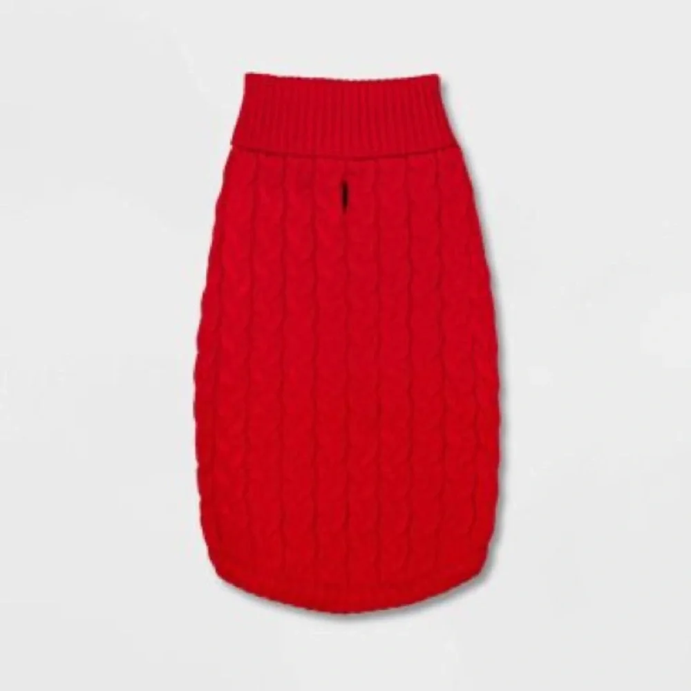 NWOT Target Dog Cable Knit Sweater